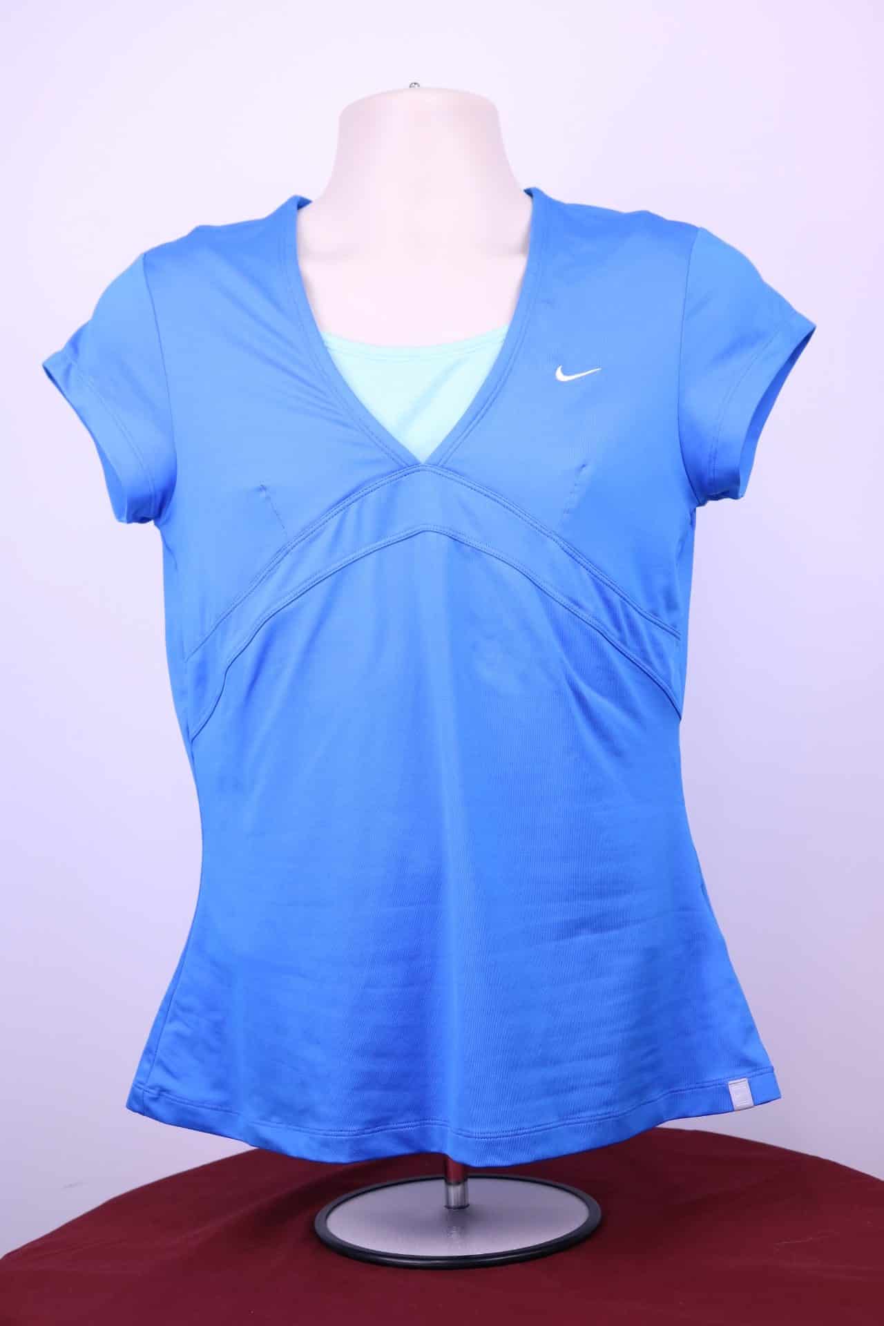 nike dri fit women's v neck shirts