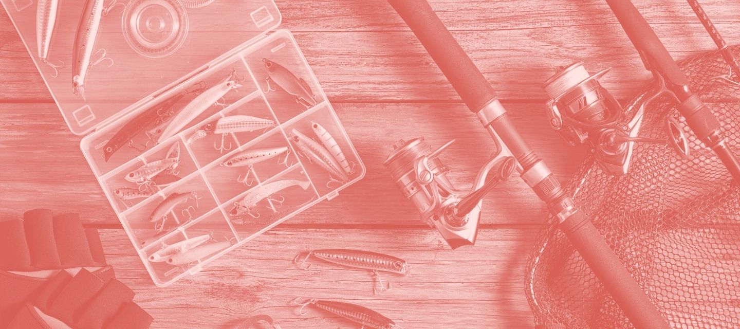 Rods and tackle items from kitround’s fishing collection.