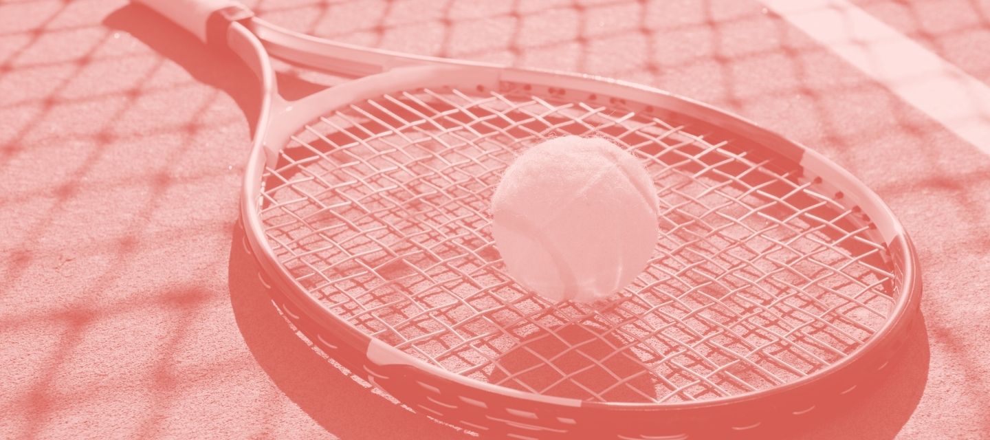Tennis racket and ball close-up from kitround’s collection.