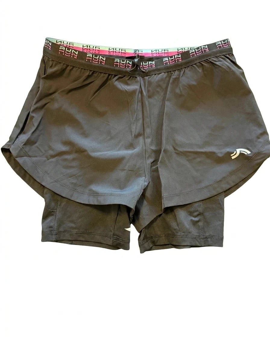 RUN Women's Dual-Layer Running Shorts