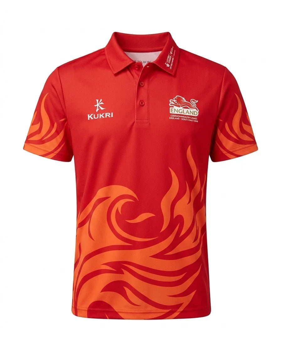 Men's England Team Commonwealth Games Polo Shirt 2018