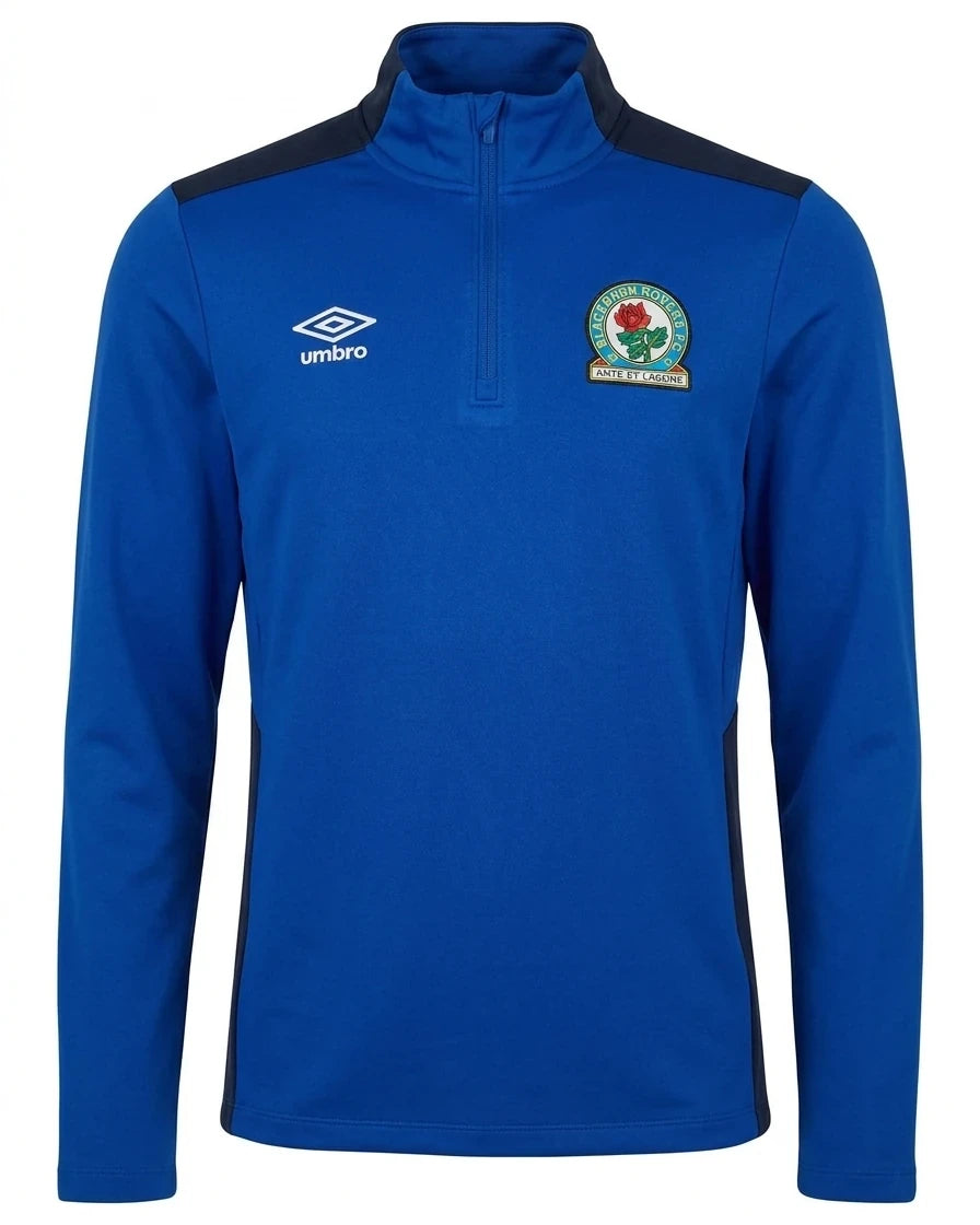 Enhanced Men's Umbro Blackburn Rovers 1/4 Zip Top - kitround Youth Sport Trust product