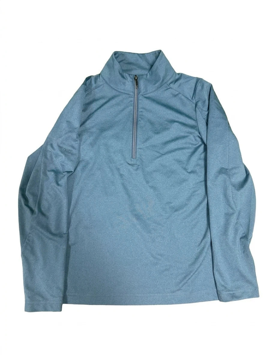 Other Blue Long Sleeve Athletic Top with Zip