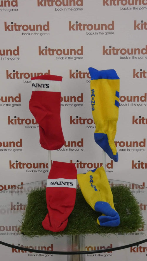 2 Pairs of Kids Southampton FC Football Socks - kitround kitround product
