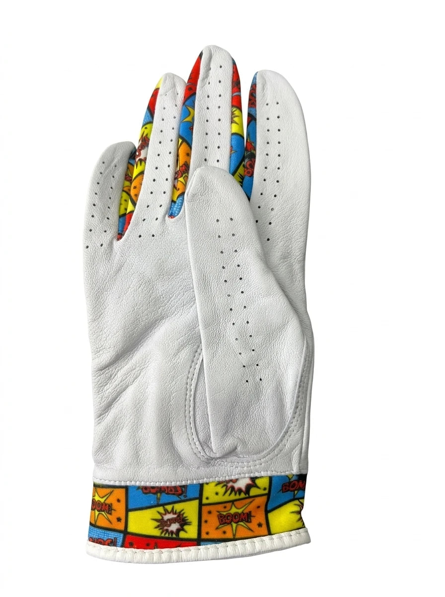 Women's Skins Golf Glove - Comic Motif, Right Hand, Small