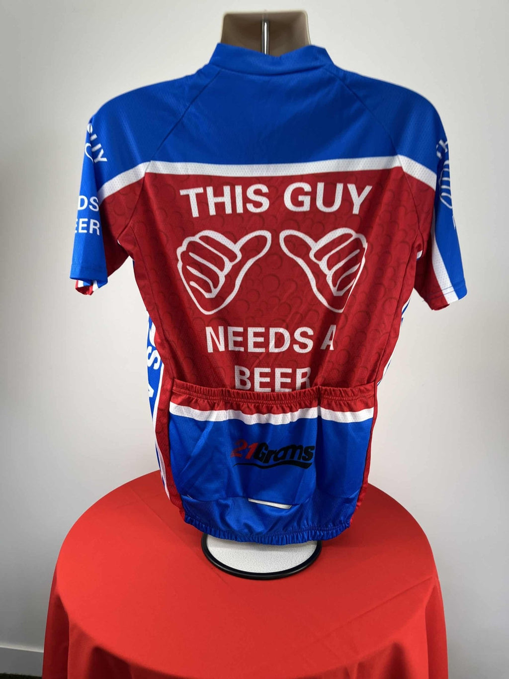 21Grams Cycling Jersey - This Guy Needs a Beer - kitround kitround product