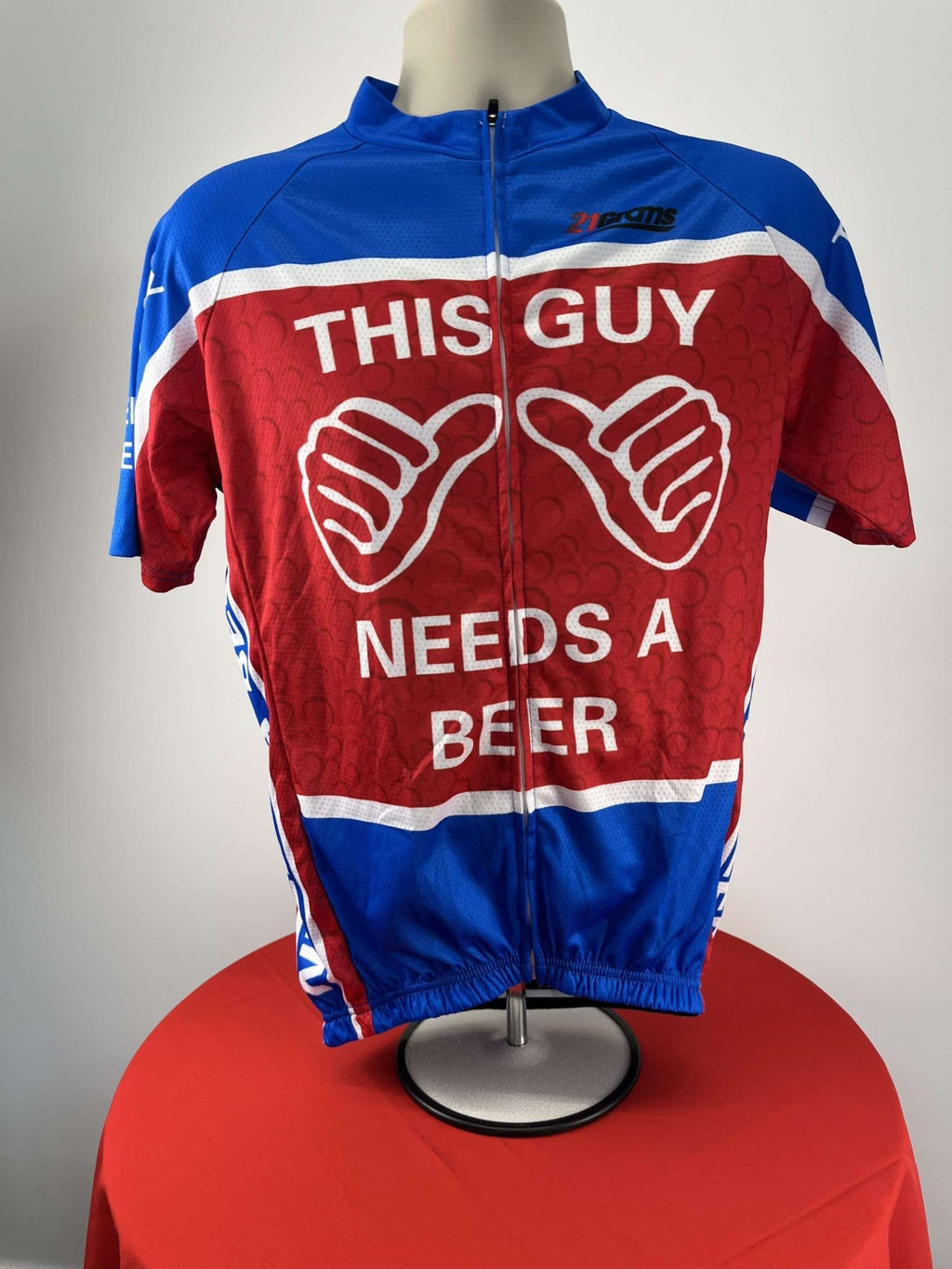 21Grams Cycling Jersey - This Guy Needs a Beer - kitround kitround product