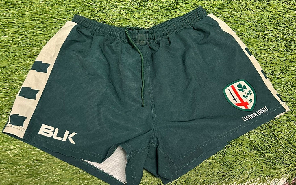 22/23 season London Irish Green Shorts XL - kitround London Irish Foundation product