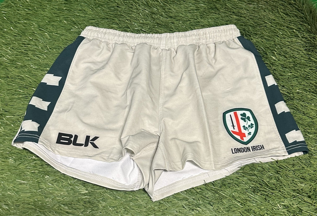 22/23 season London Irish White Shorts Medium - kitround London Irish Foundation product