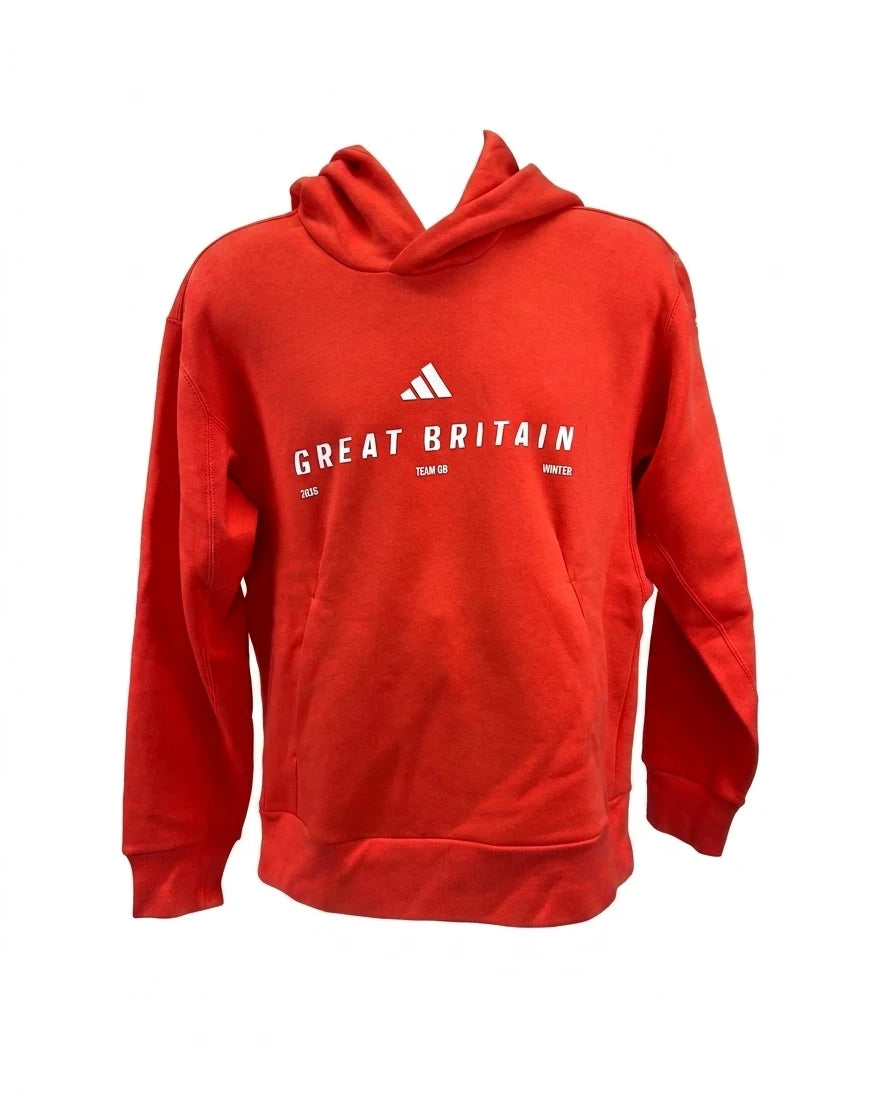 adidas Team GB Women's Orange Hoodie