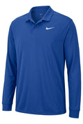 Enhanced Nike Blue Long Sleeved Polo Shirt - kitround kitround product