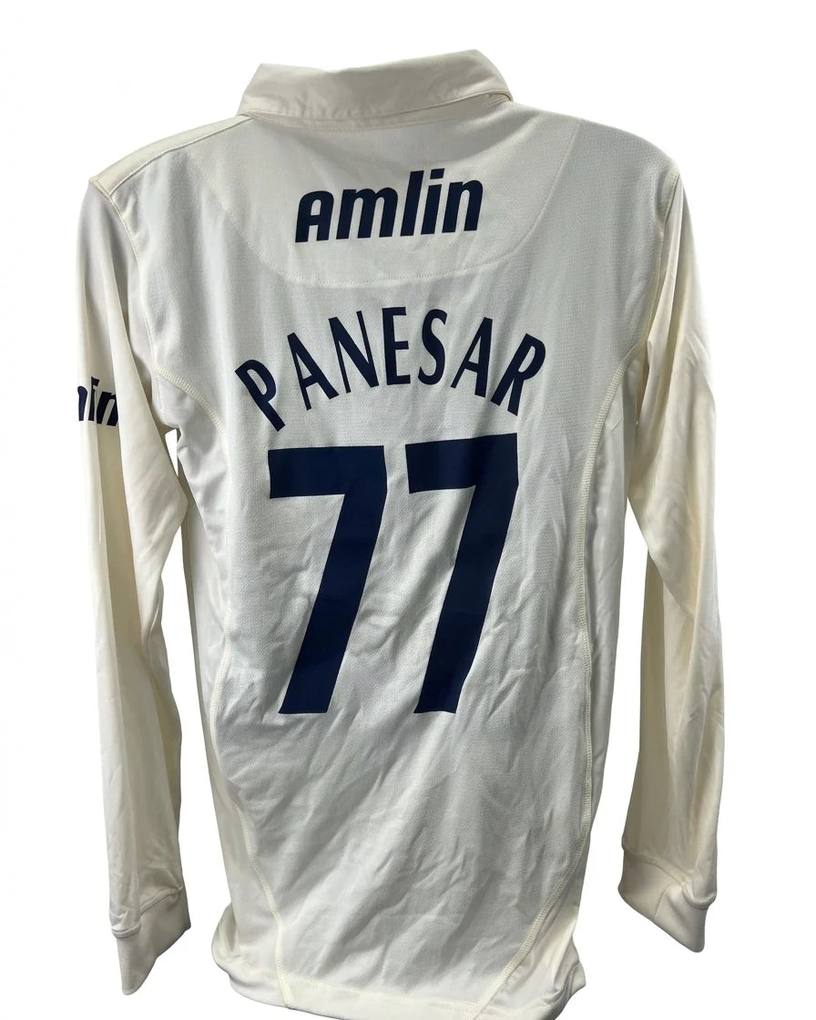 Essex County Long Sleeve Cricket Shirt Signed by Monty Panesar