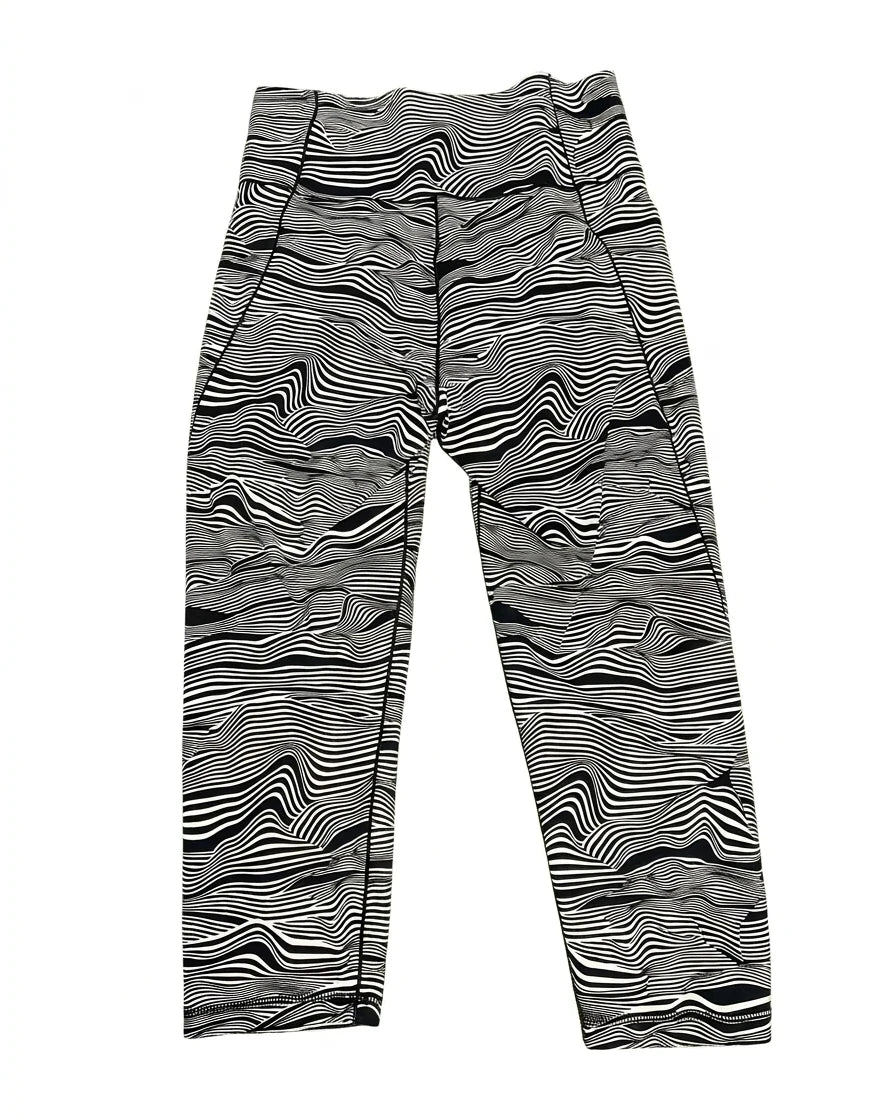 adidas Black and White 7/8 Printed Leggings