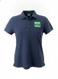 A dark blue Women's Rugby World Cup 2015 polo shirt, size M, featuring the Heineken sponsor logo