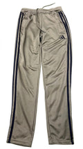 adidas Khaki Joggers with Bold Black Stripes