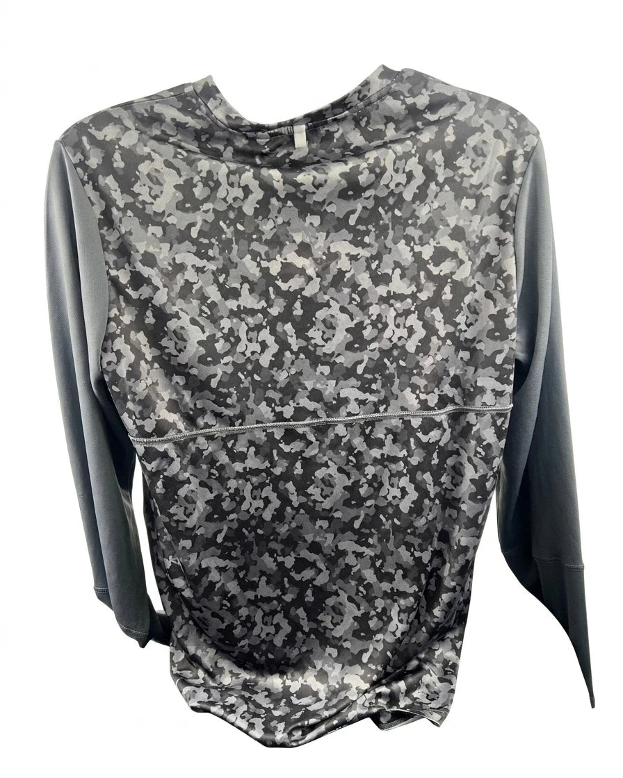 Enhanced Back view of Muddy Fox XL long sleeve camouflage top