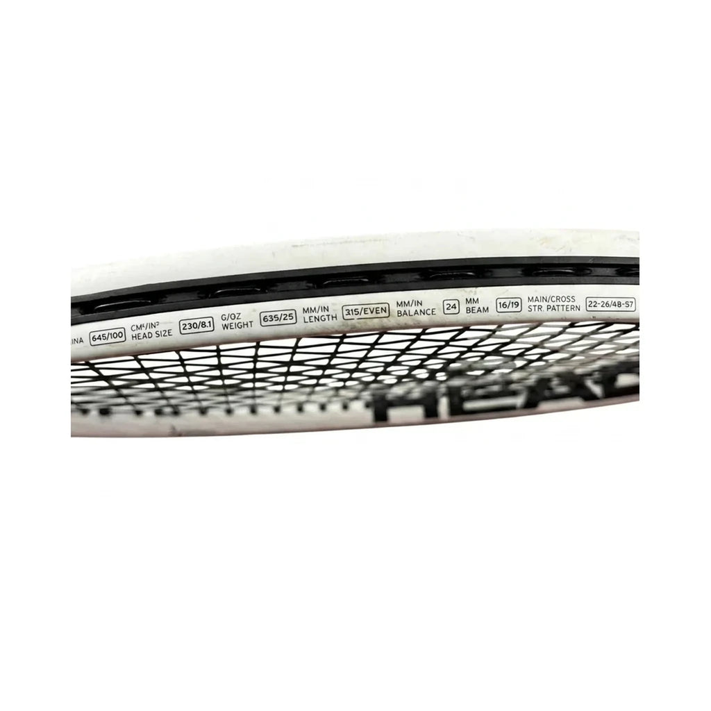 Enhanced Head Tennis Racket (re - gripped) - kitround 