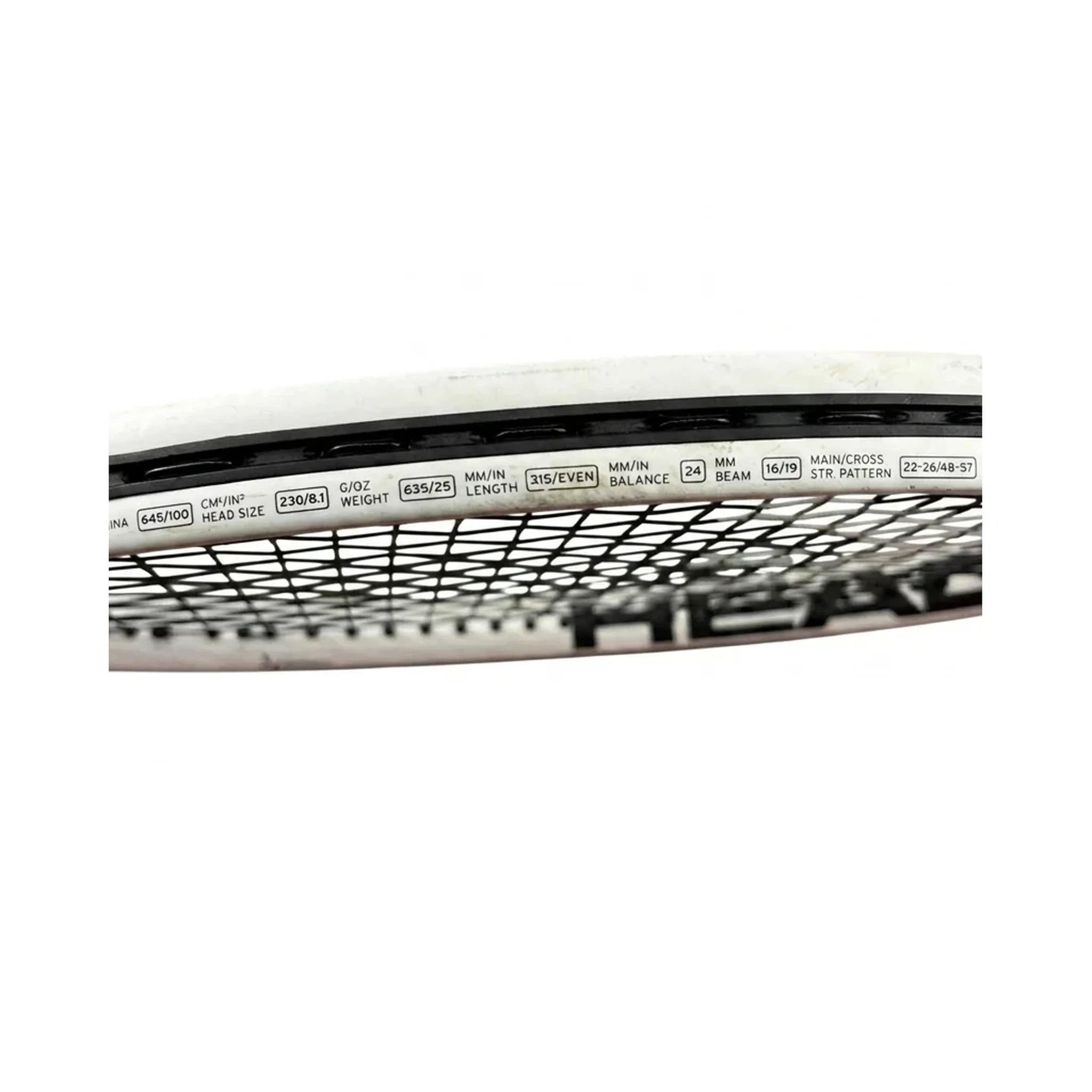 Enhanced Head Tennis Racket (re - gripped) - kitround 