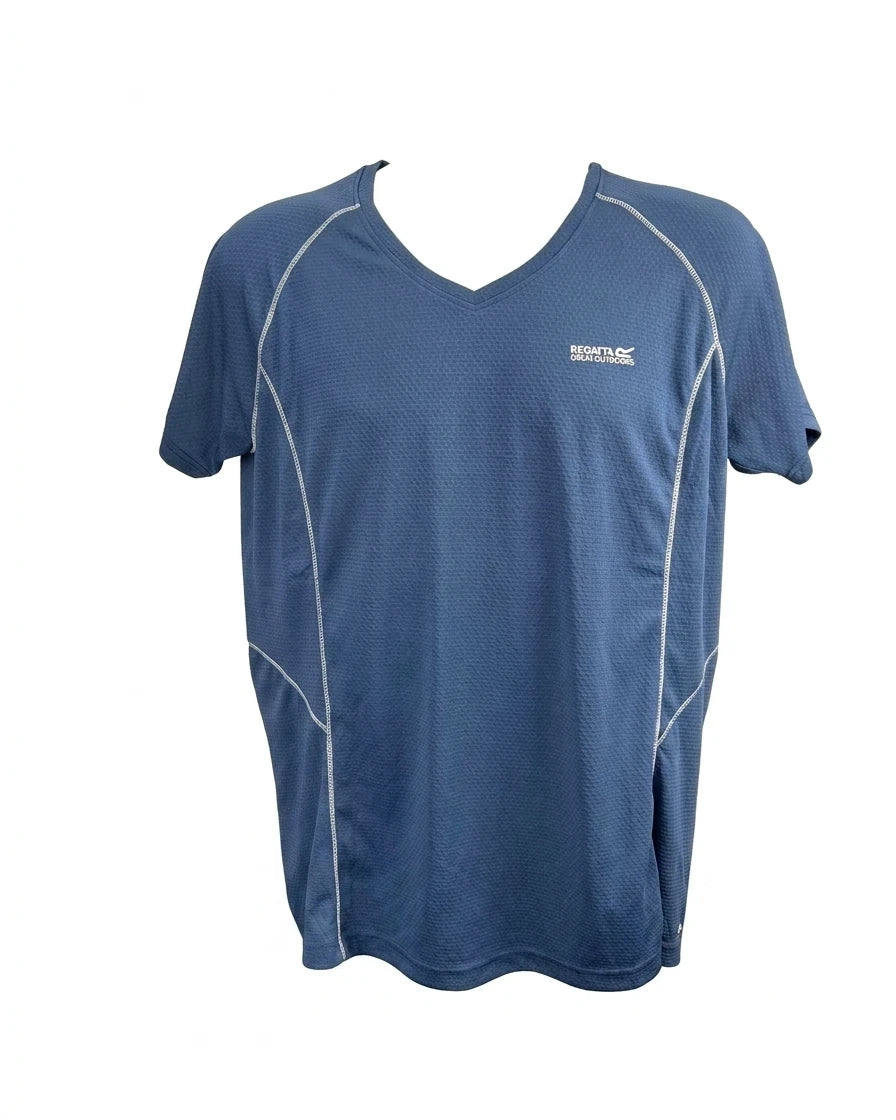 Regatta Women's Blue V-Neck Performance T-Shirt UK
