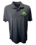 Men's Jamaica Rugby Black Polo Shirt - Medium