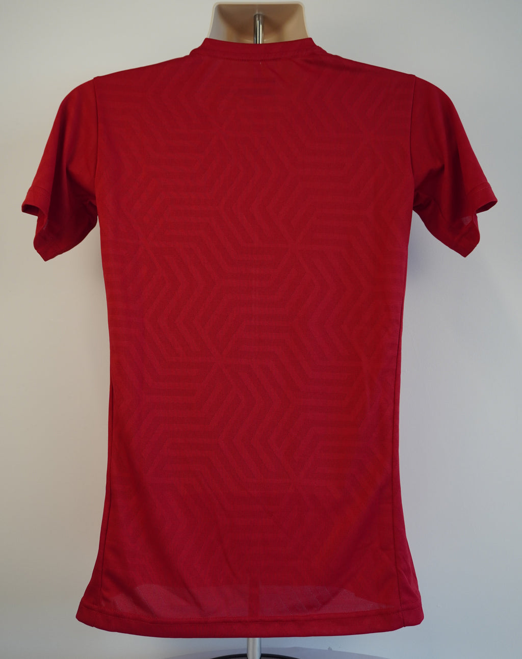 Women's Jacquard Technical T-Shirt - Red