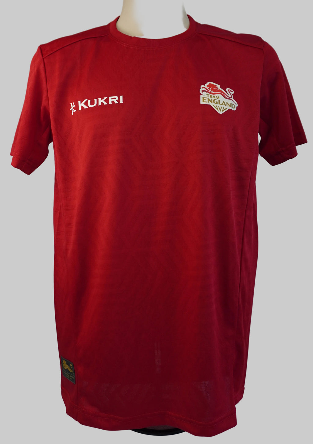 Men's Jacquard Technical T-Shirt - Red