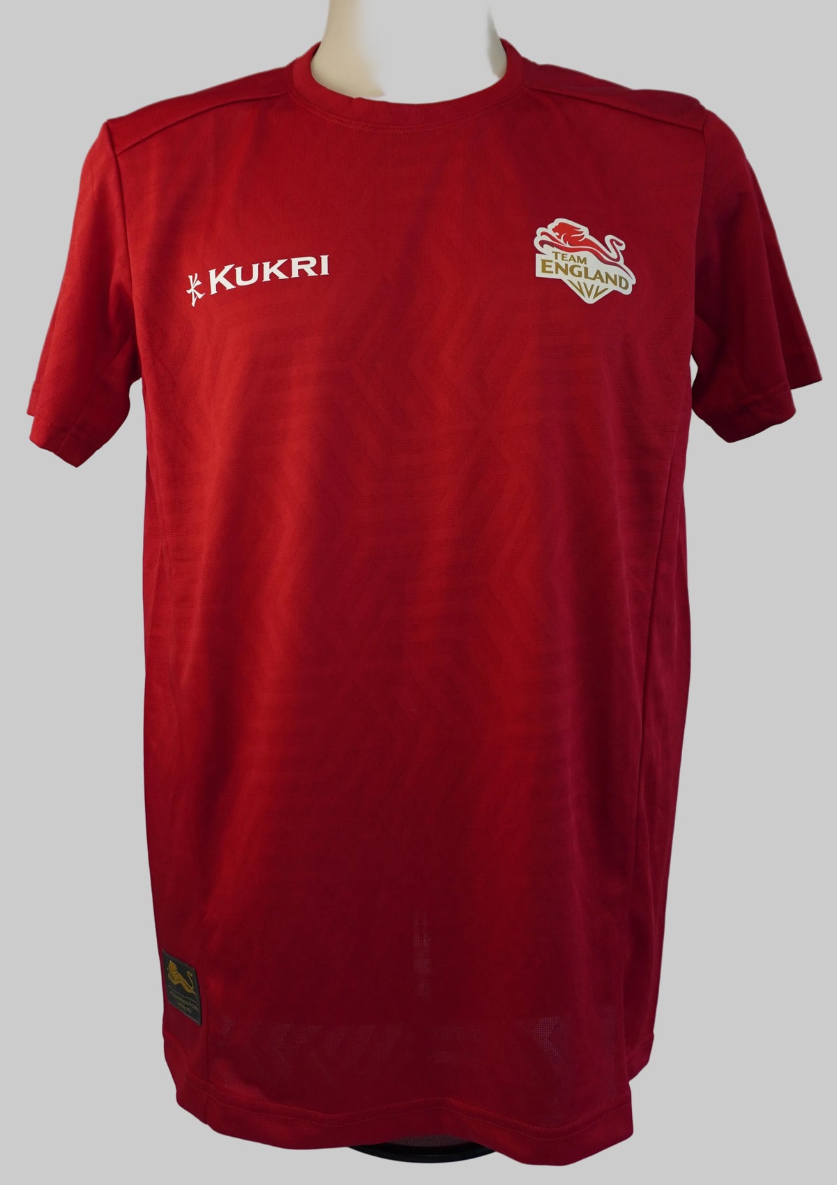 Men's Jacquard Technical T-Shirt - Red