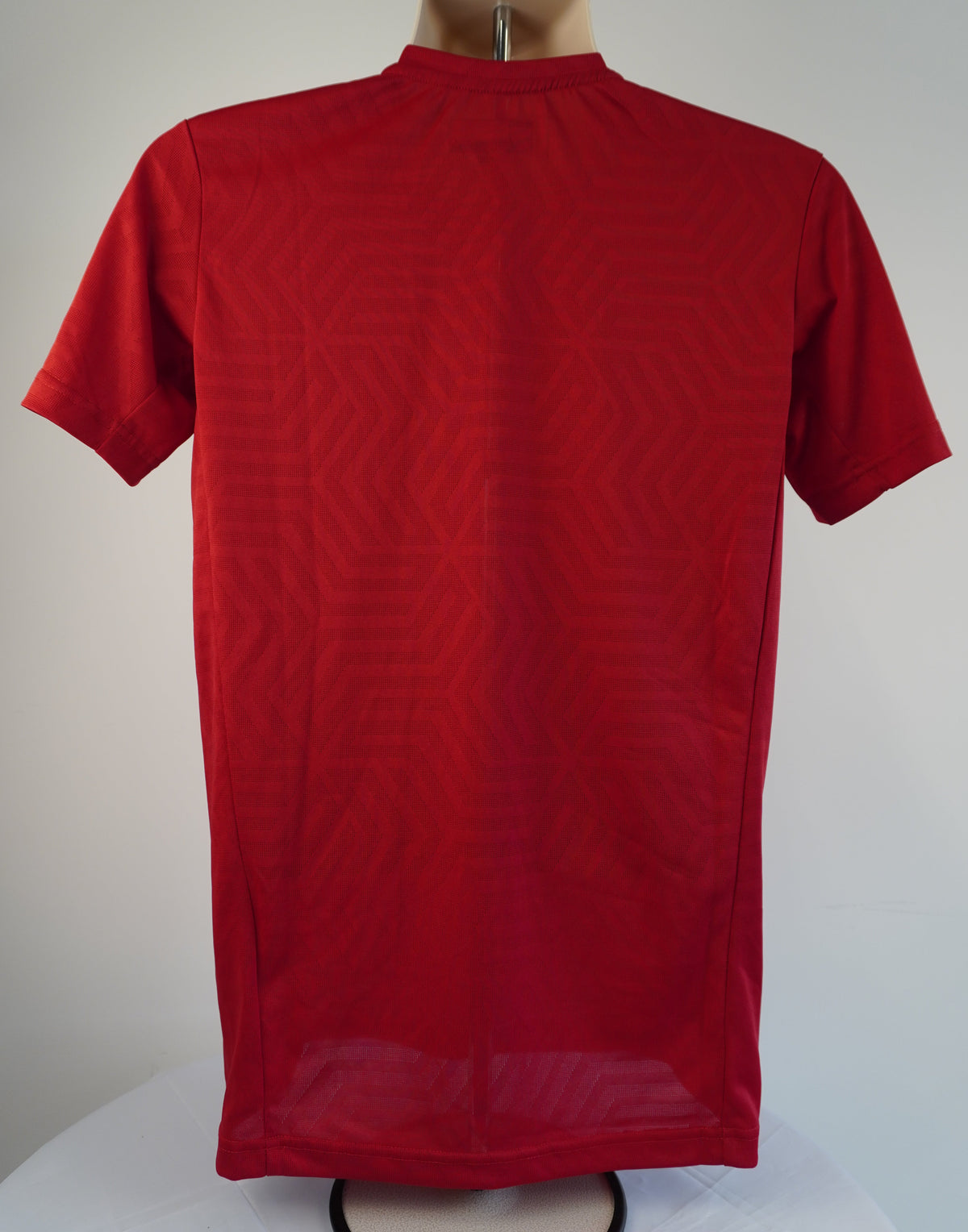 Men's Jacquard Technical T-Shirt - Red