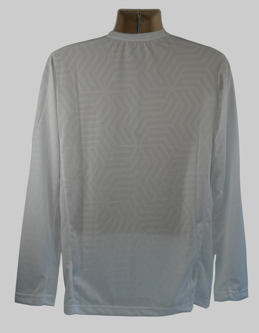 Men's L/S Jacquard Technical T-Shirt - White