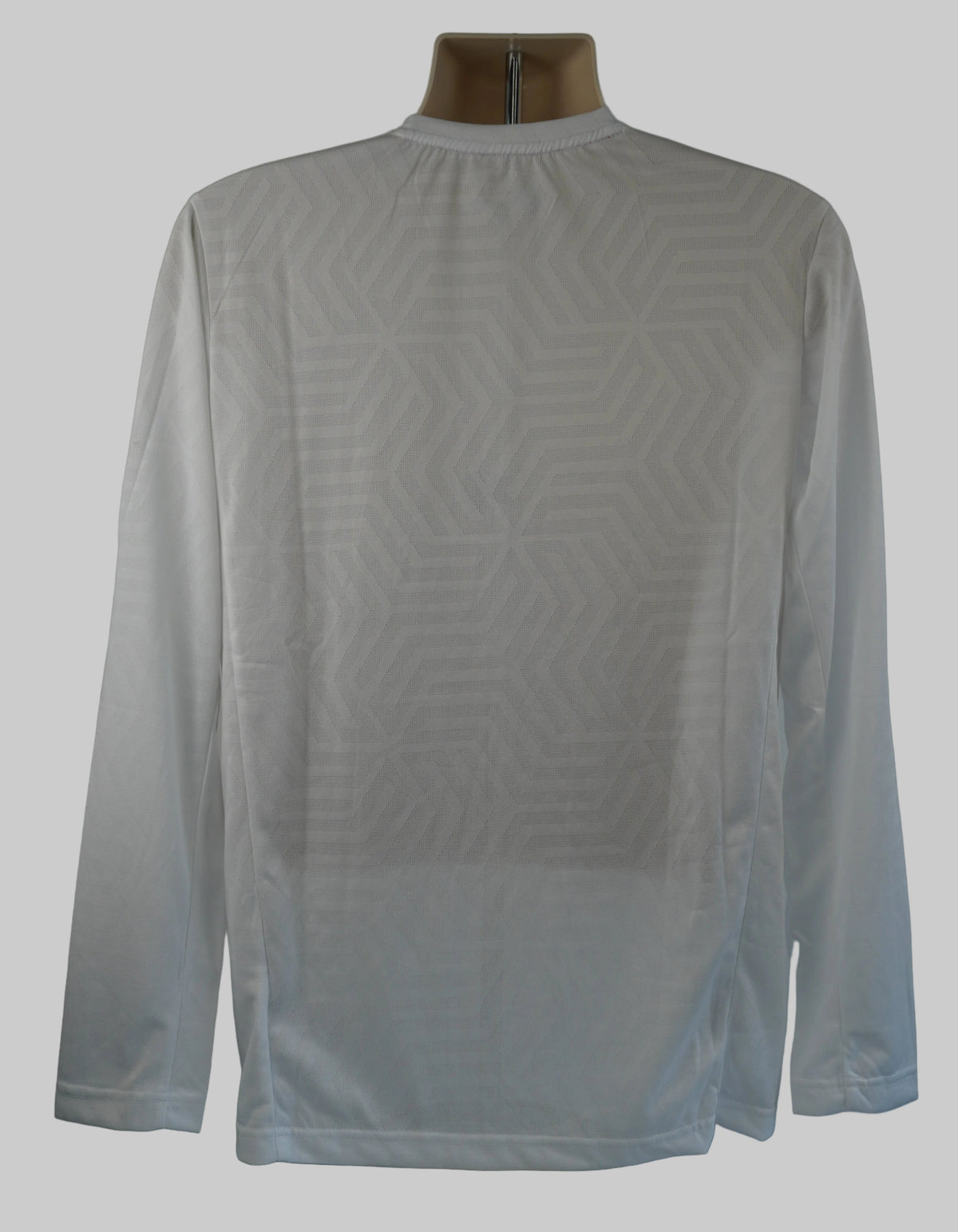 Men's L/S Jacquard Technical T-Shirt - White