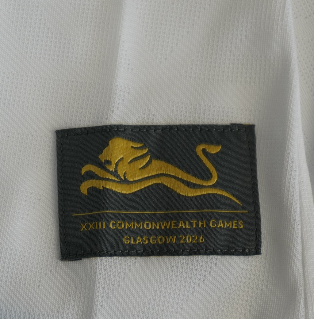 Men's Jacquard Technical T-Shirt - White