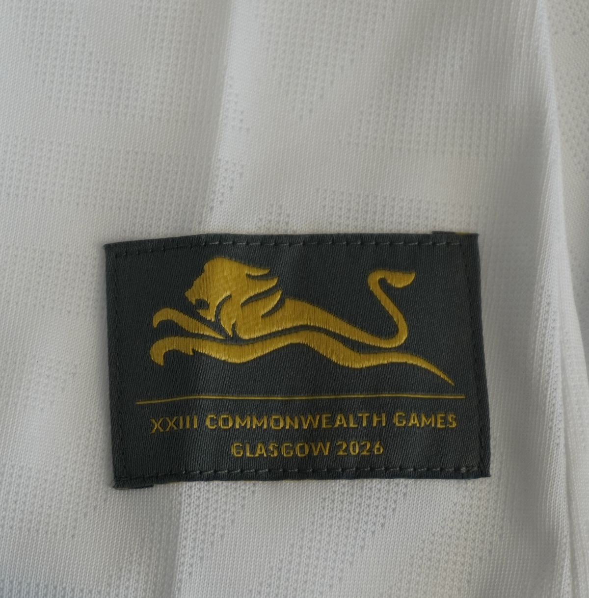 Men's Jacquard Technical T-Shirt - White