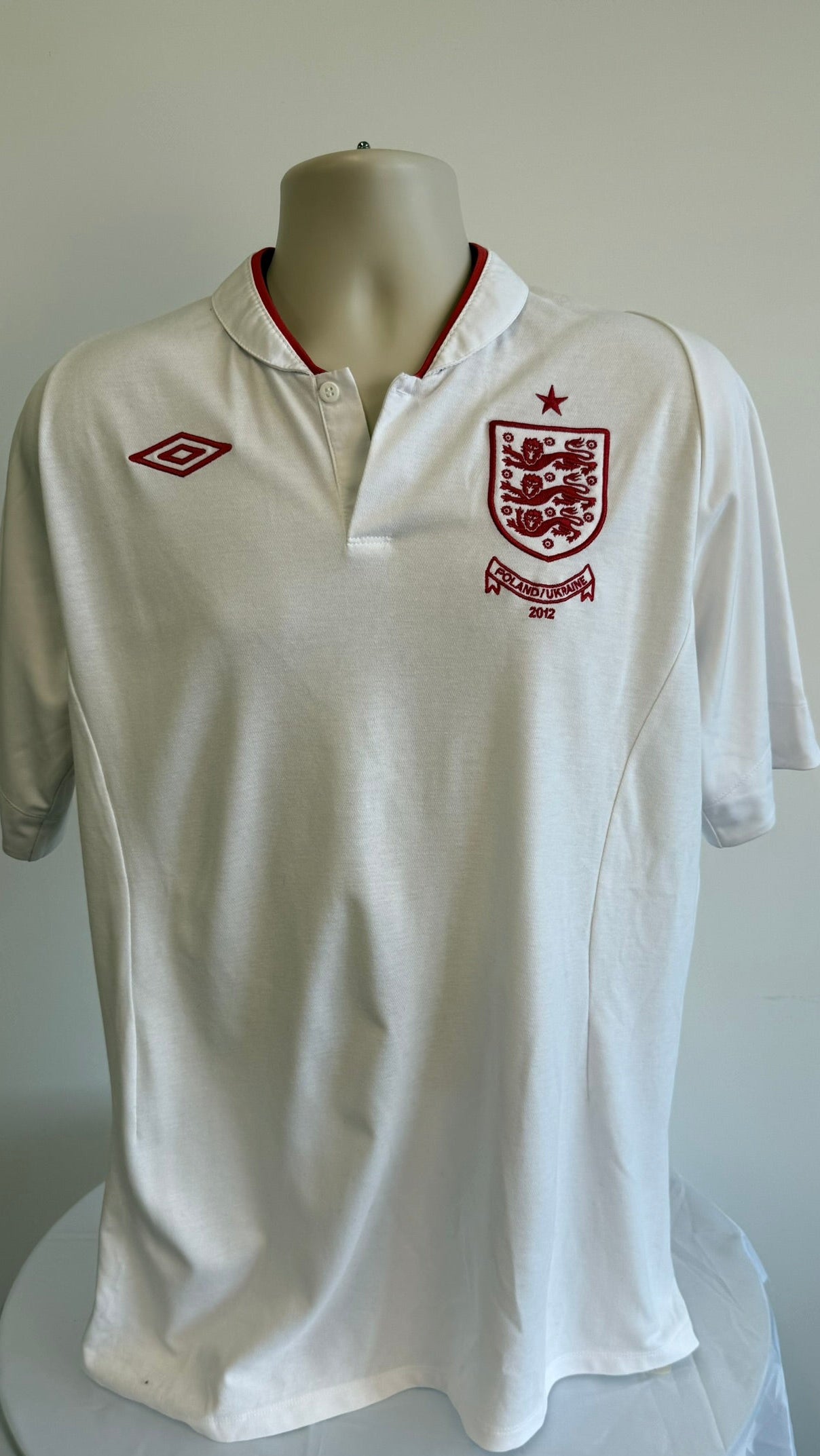 England 2012 Umbro Football Shirt White – kitround