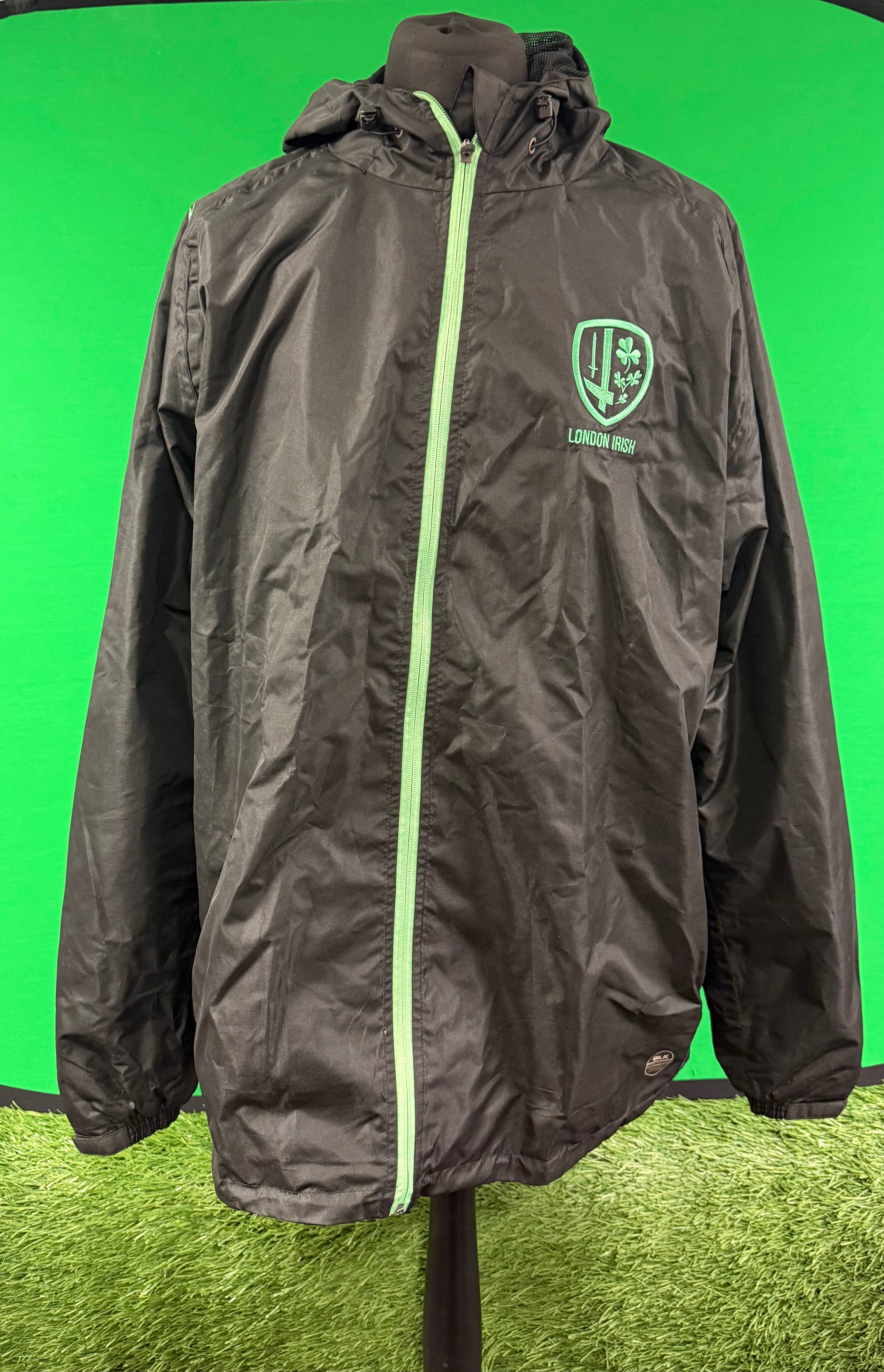 BLK Black Waterproof London Irish Jacket - 5XL