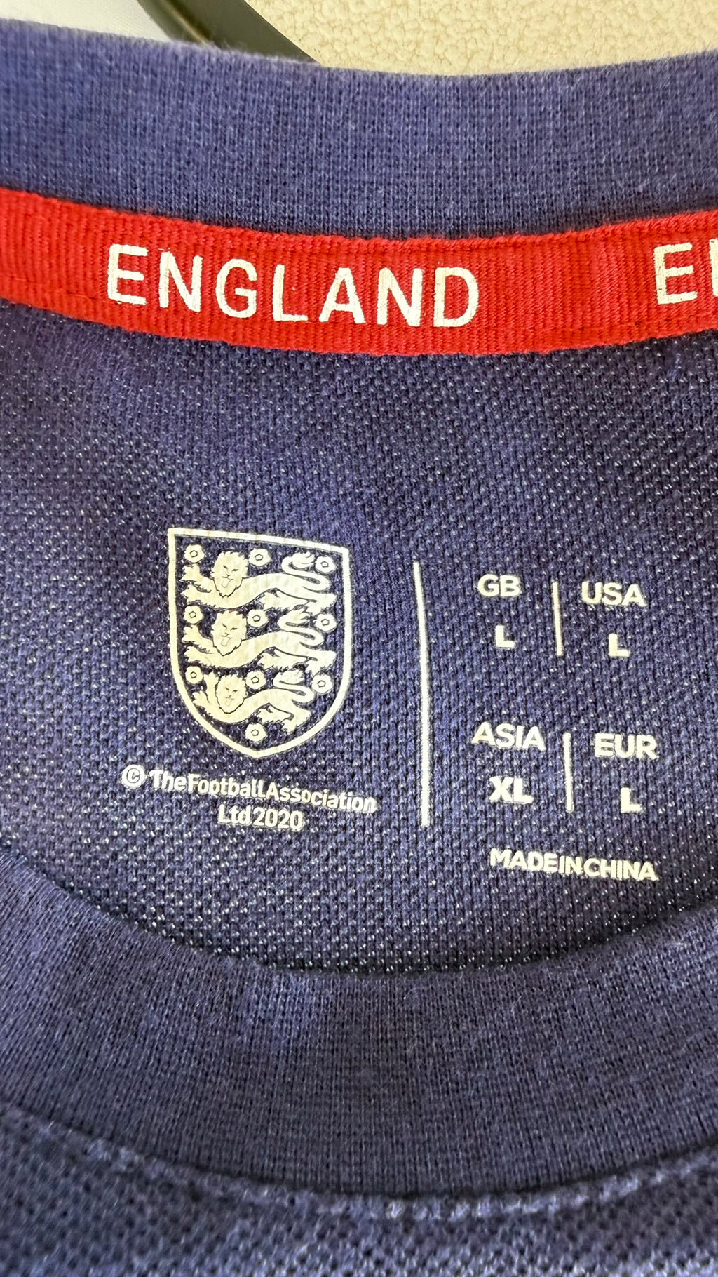 Men's England Football T-Shirt by Fanatics - L