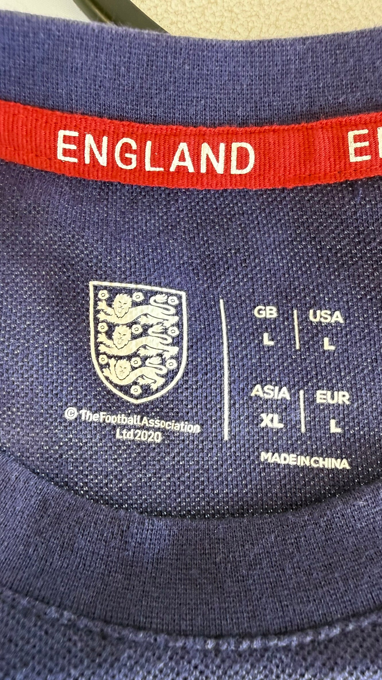 Men's England Football T-Shirt by Fanatics - L