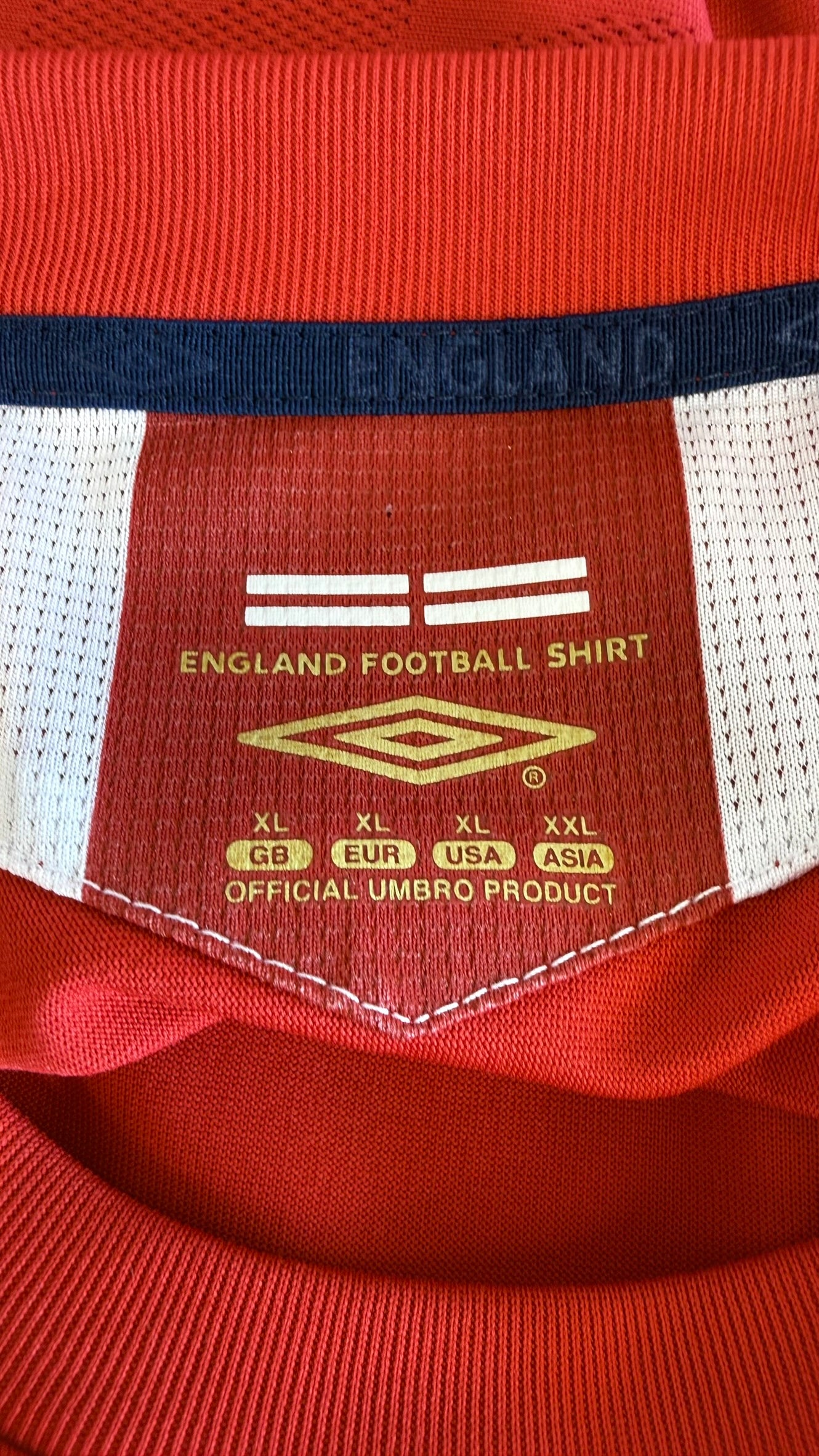 Classic Retro England 2006 Football Shirt - XL