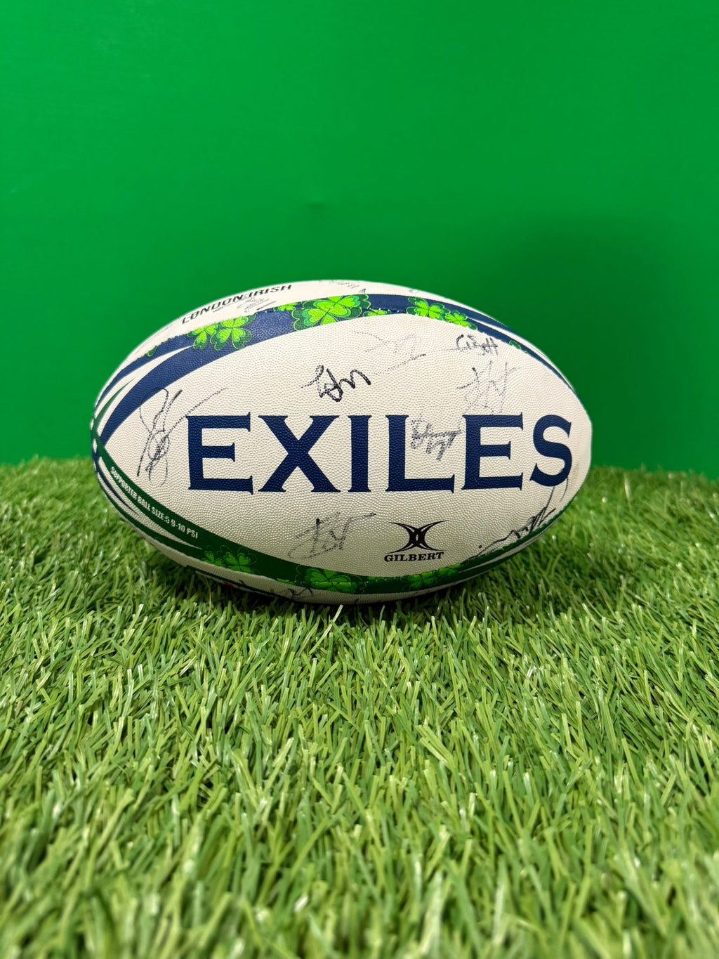 London Irish Signed Rugby Ball