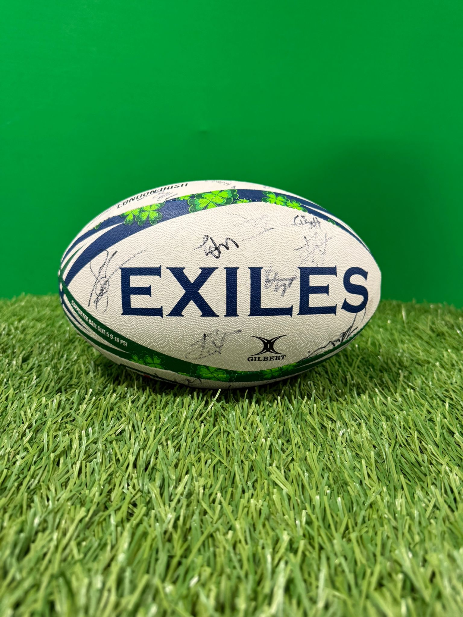 London Irish Signed Rugby Ball