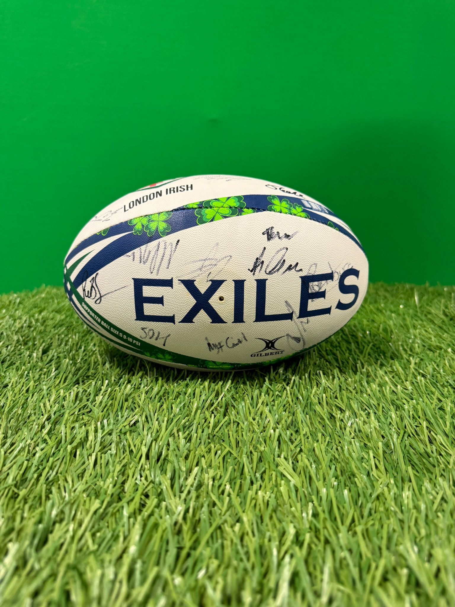 London Irish Signed Rugby Ball