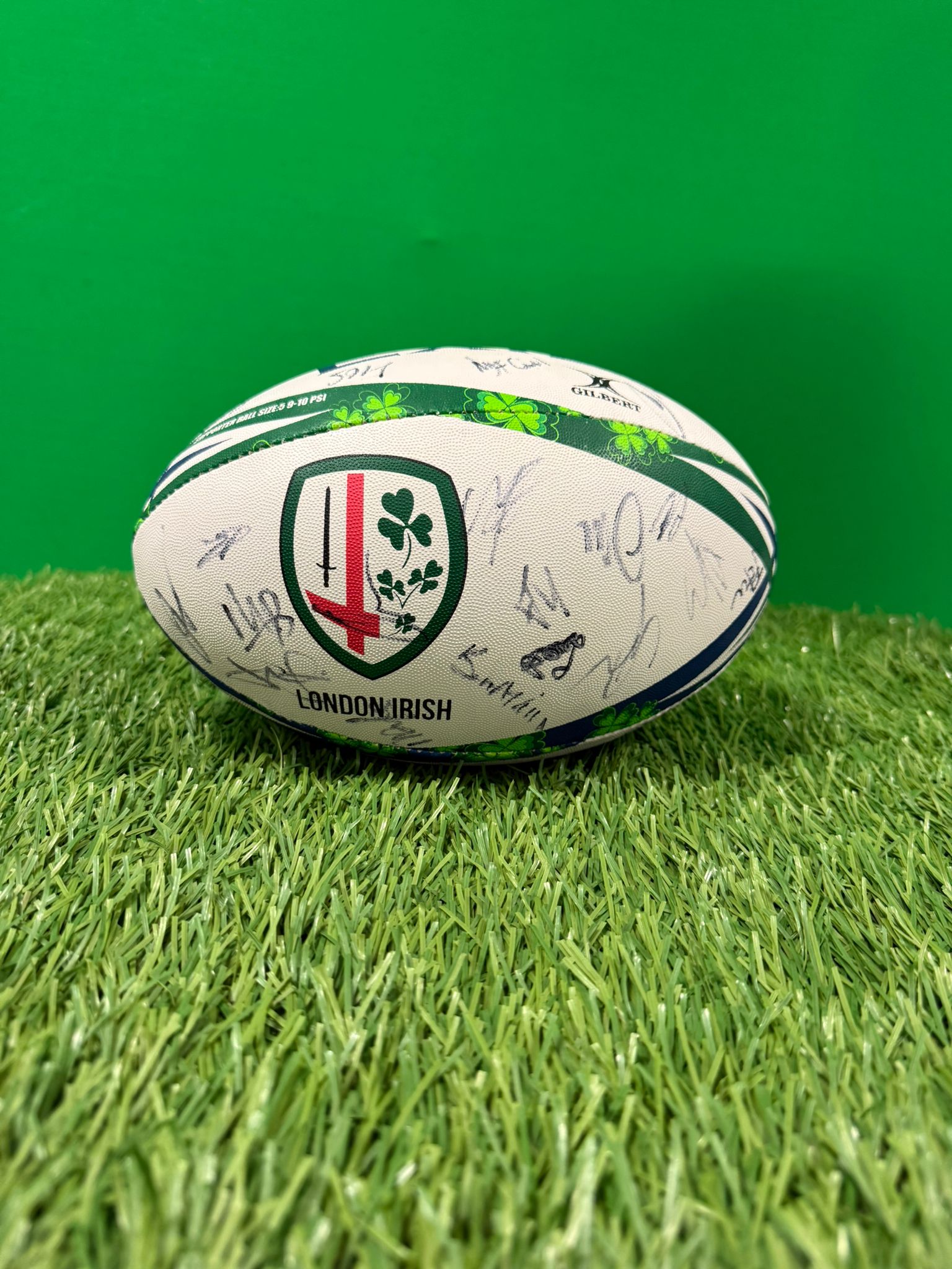 London Irish Signed Rugby Ball