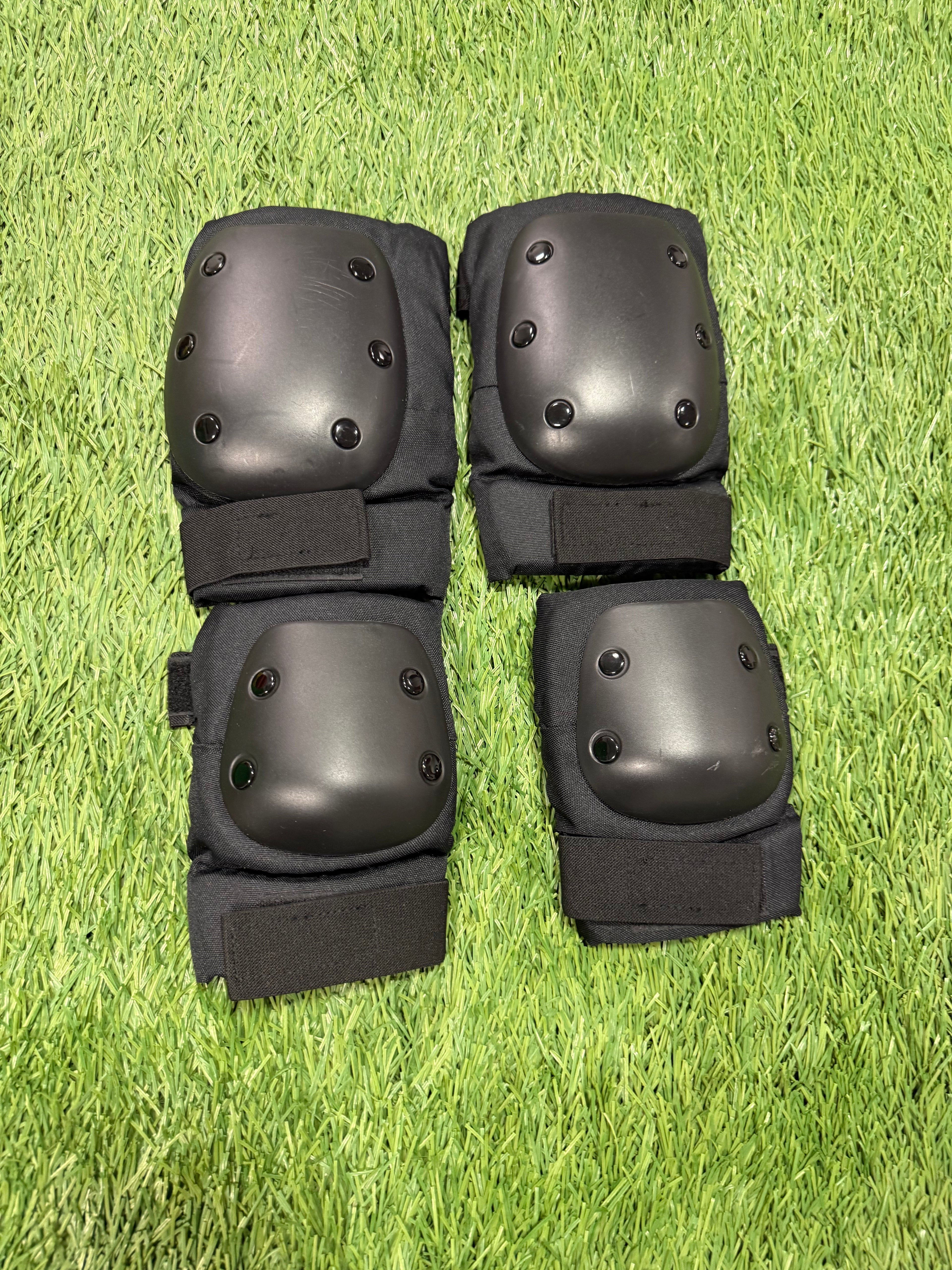 Black Knee and Elbow Pads