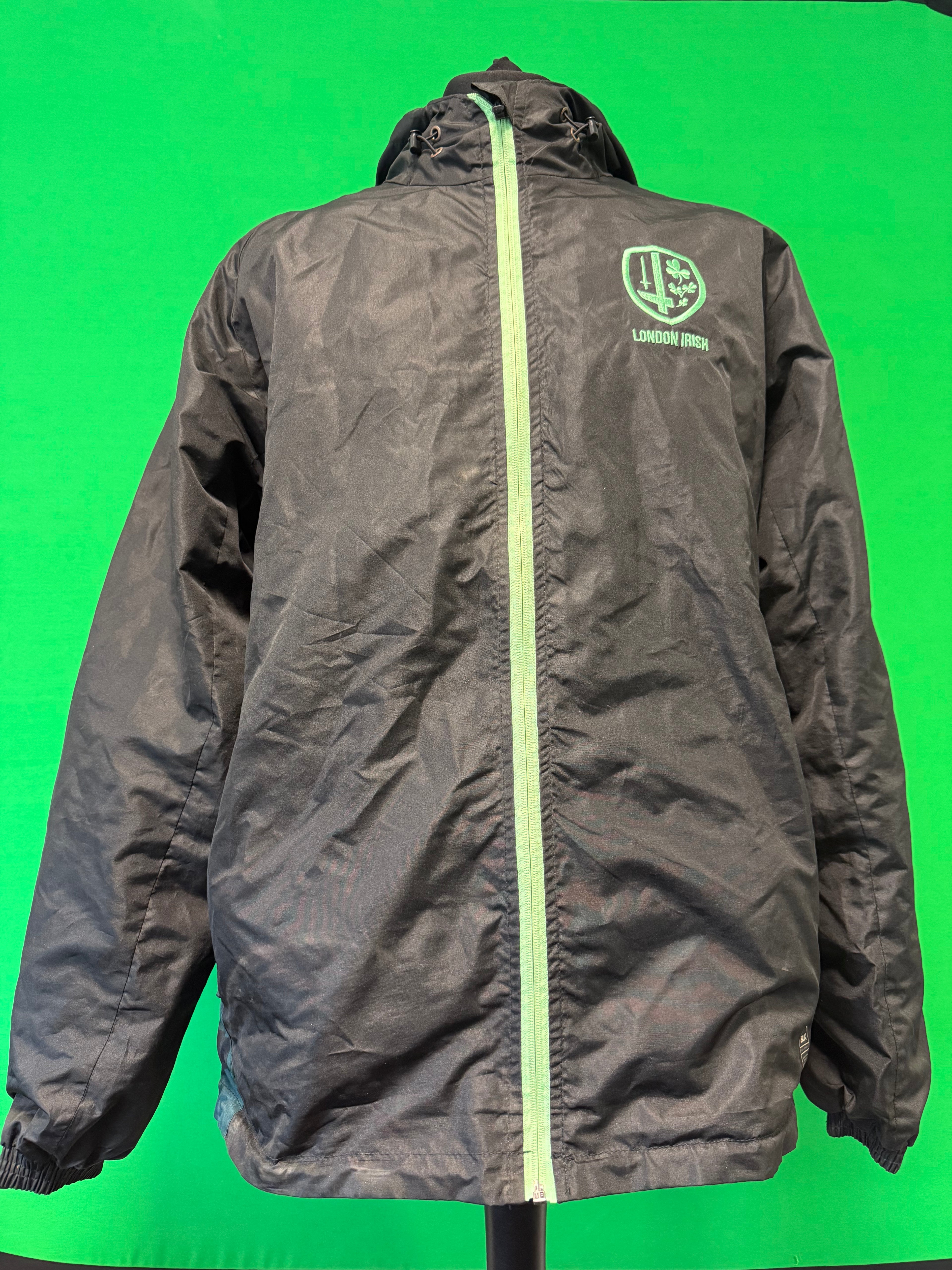London Irish BLK Waterproof Jacket
