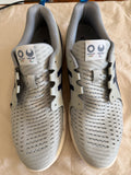 Pair of ASICS Tokyo 2020 trainers in grey from above