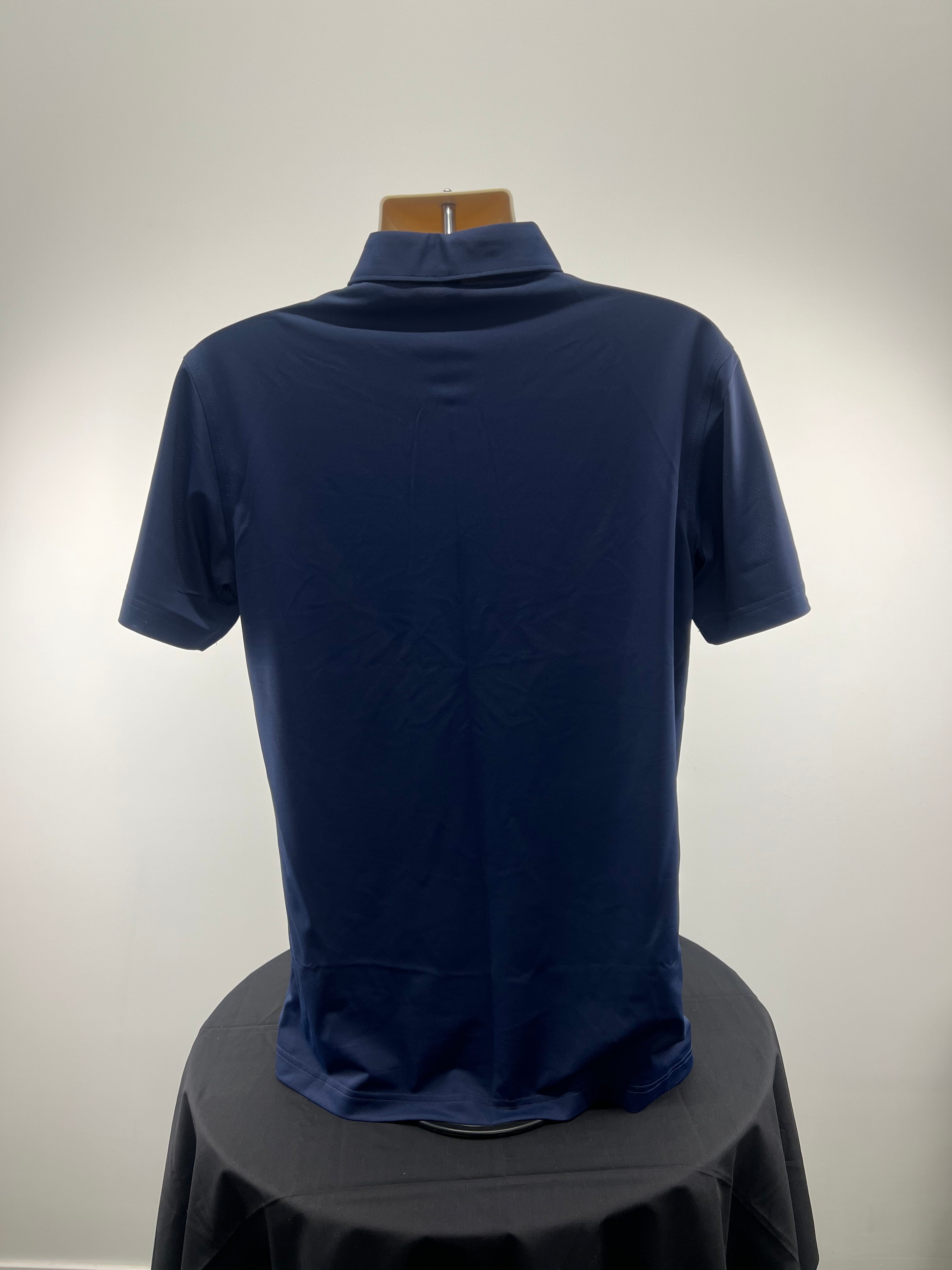 Back view of Peter Millar Icon Series Japan 2019 navy polo, size medium