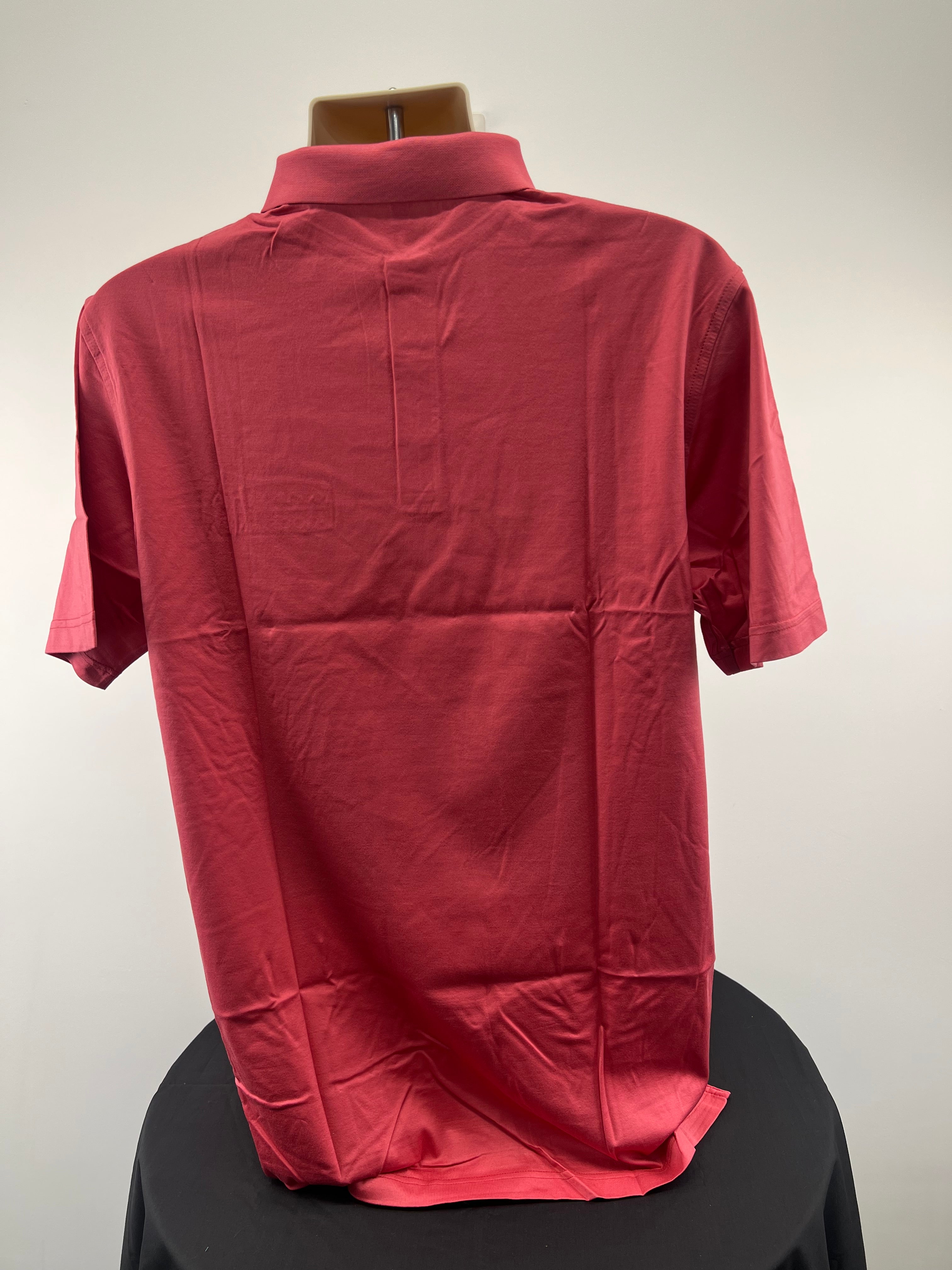 Back view of pink Peter Millar Icon Series Japan 2019 Polo shirt