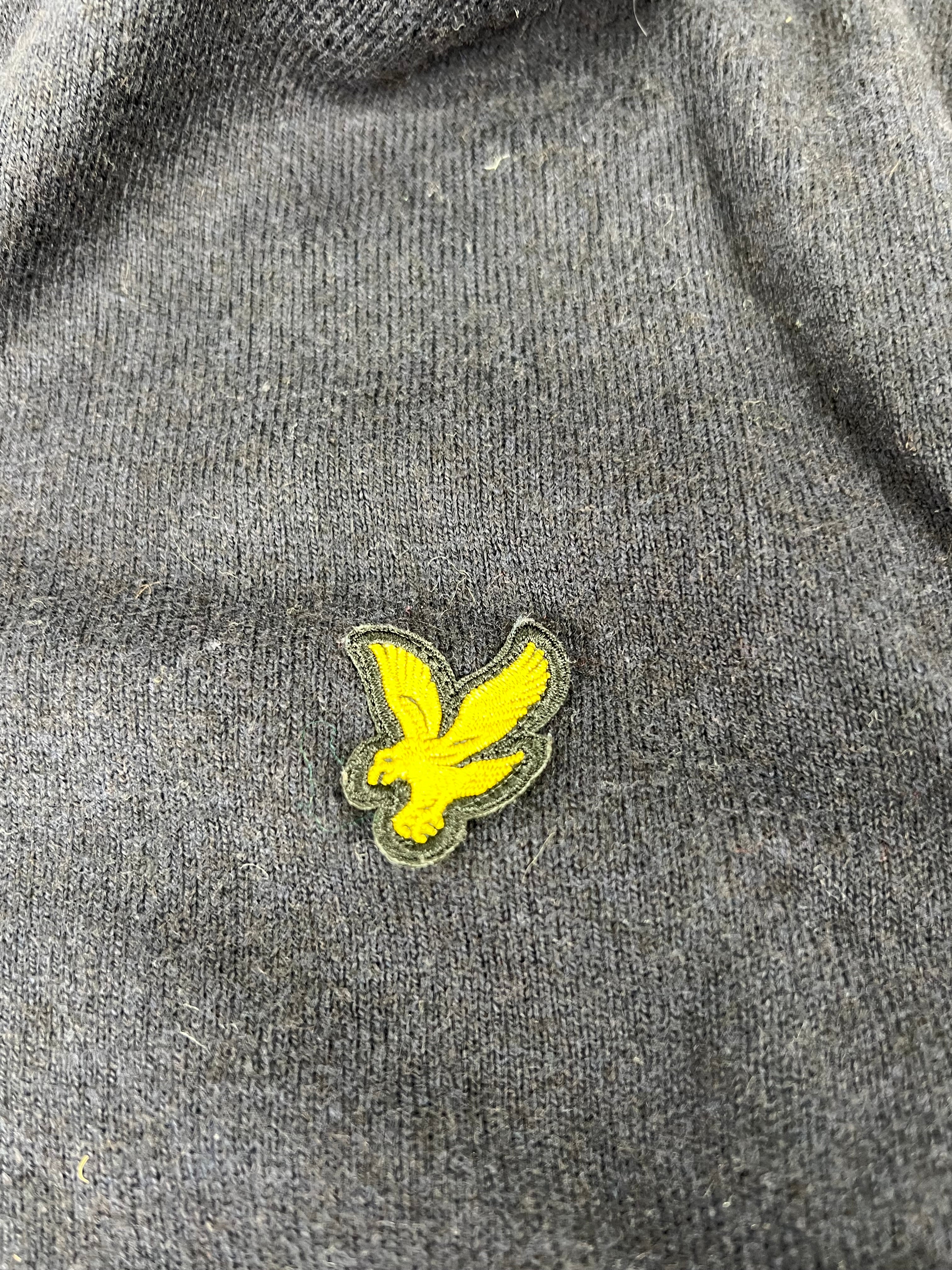 Men’s Lyle and Scott Navy 1/4 Zip Sleeveless Pullover