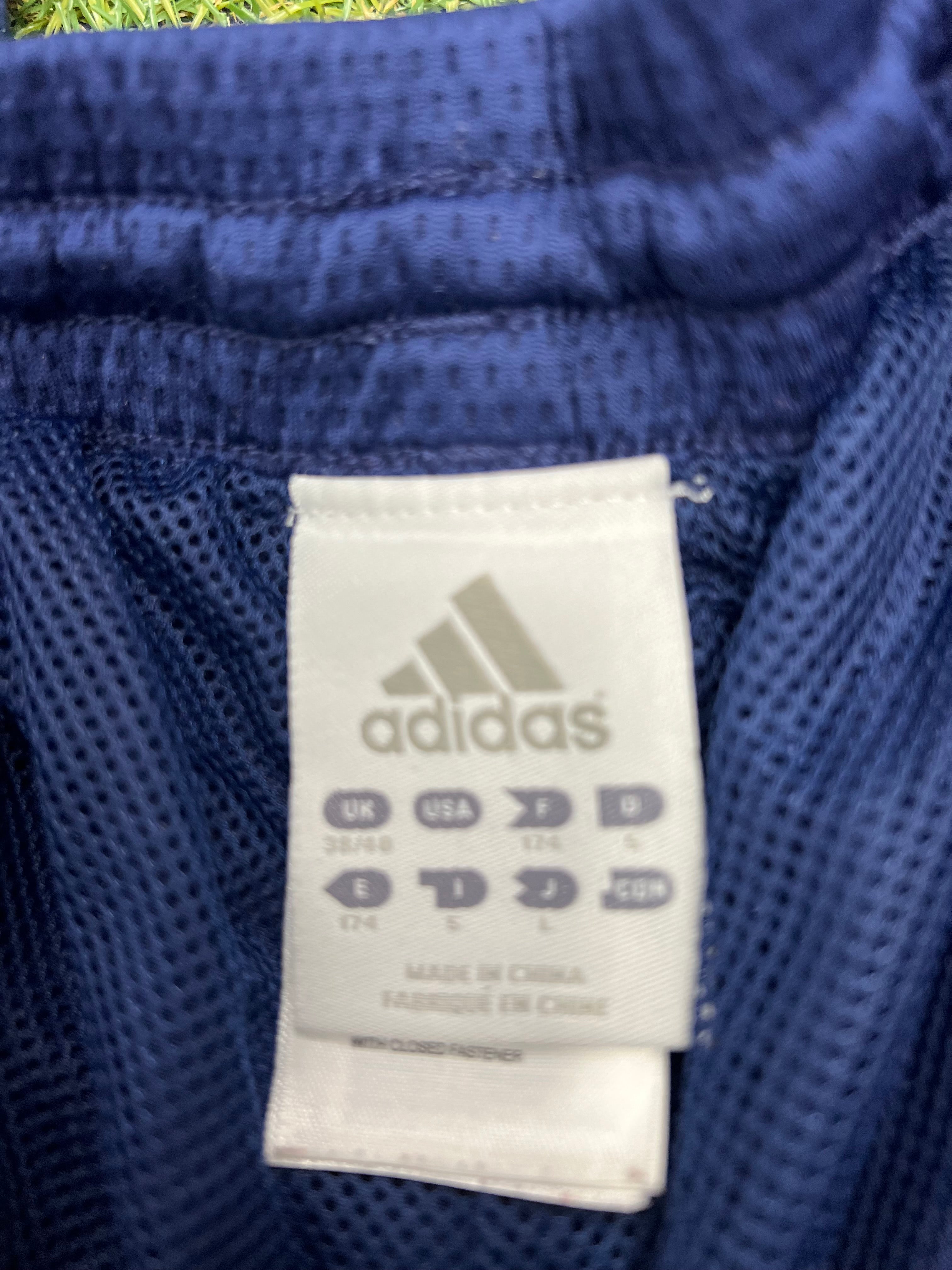 Label close-up showing Adidas logo and size 38/40 details