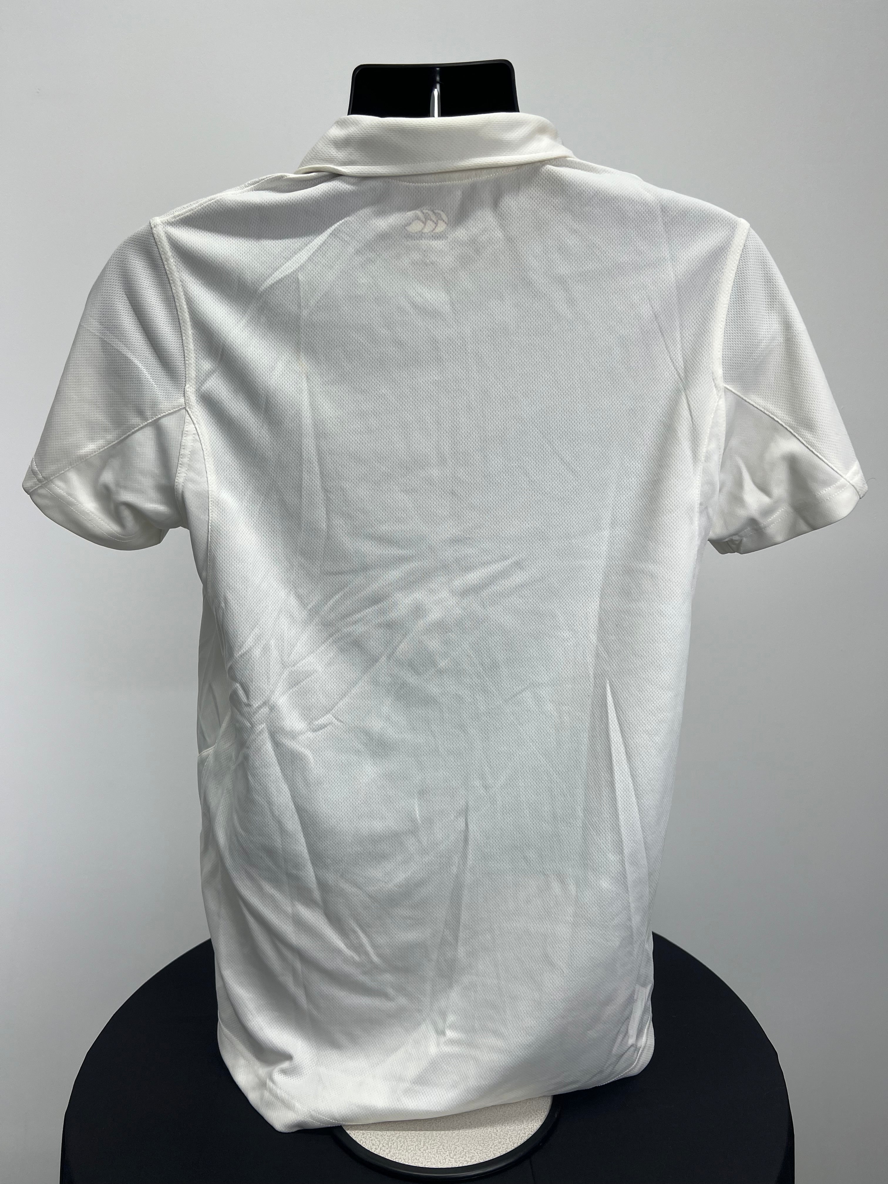 Back view of men’s Canterbury cream cricket shirt showing clean design