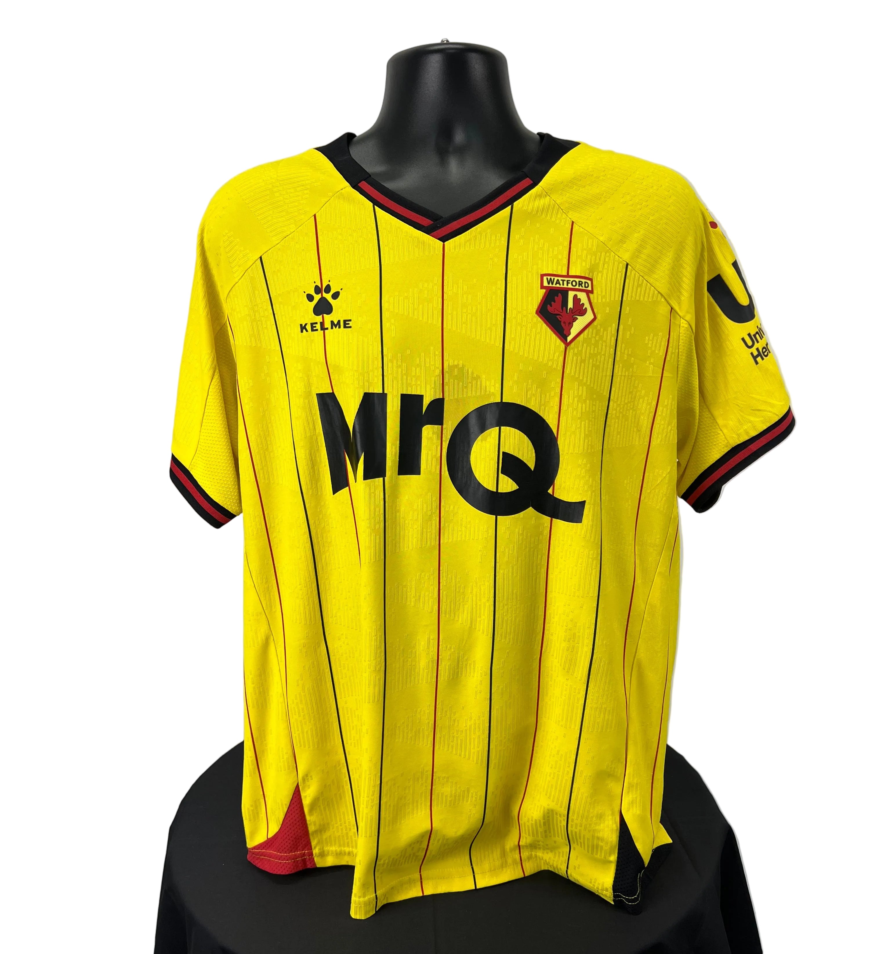 Watford FC Home Football Shirt by Kelme – Official Supporters Kit